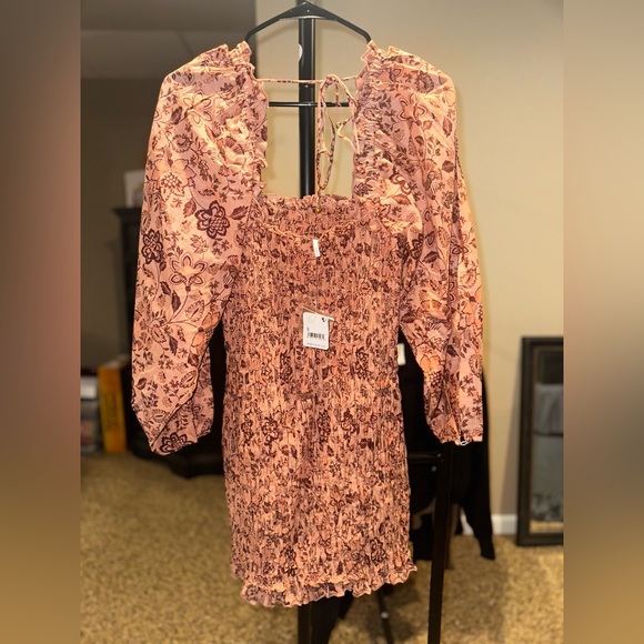 NWT Free People - Smock It To Me Mini Dress - Picture 6 of 11